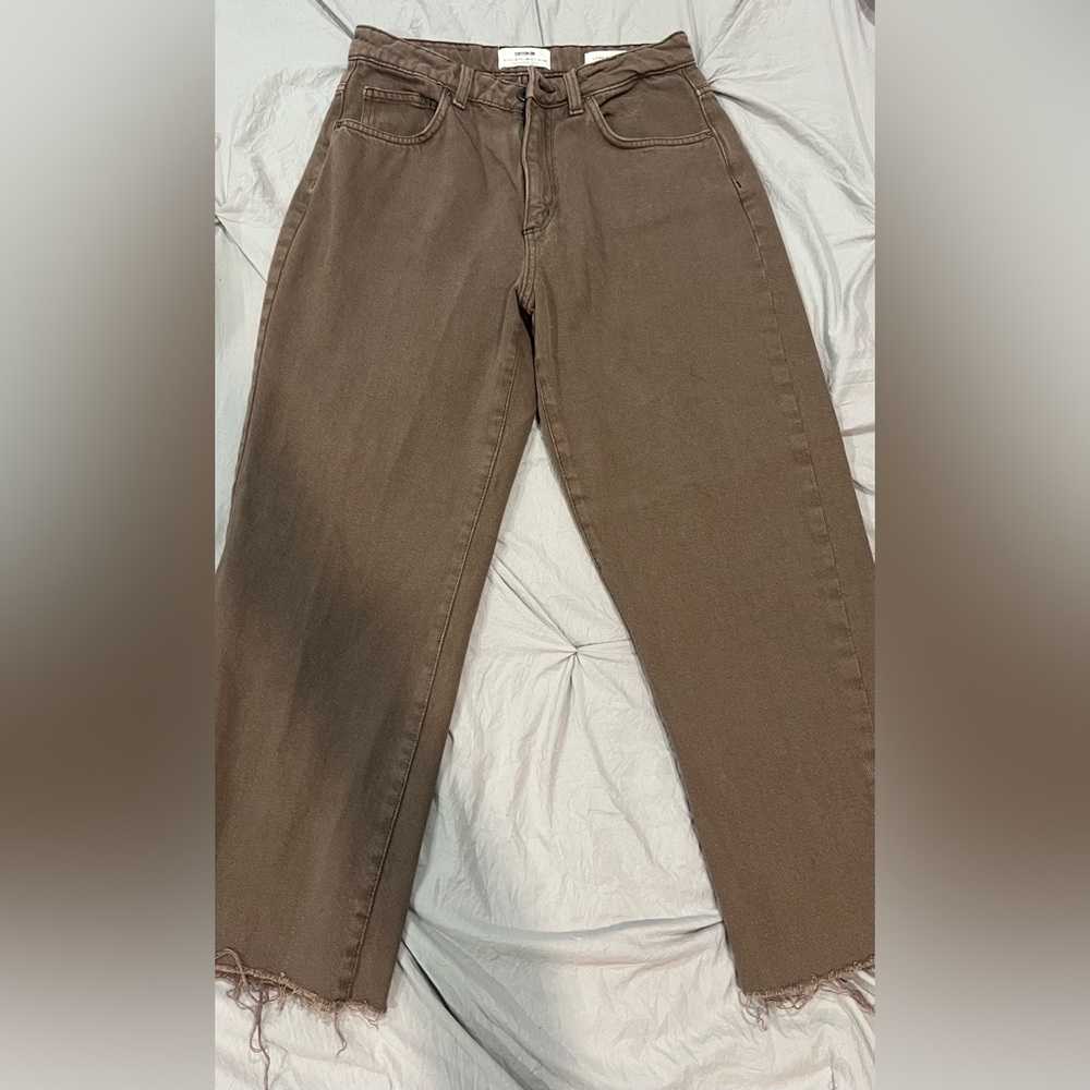 Cotton On Taupe Long Straight Leg Pants